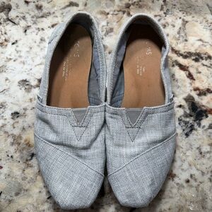 Toms Gray Alpargata canvas Casual Slip-Ons woman shoes classic comfortable